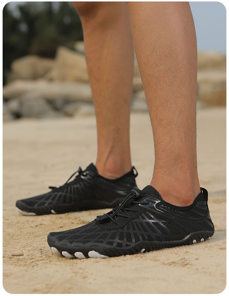 2024 New Water Shoes For Women And Men, Couple Style, Swimming Beach Large Size, Five-Toe Shoes, Breathable_voghion.com