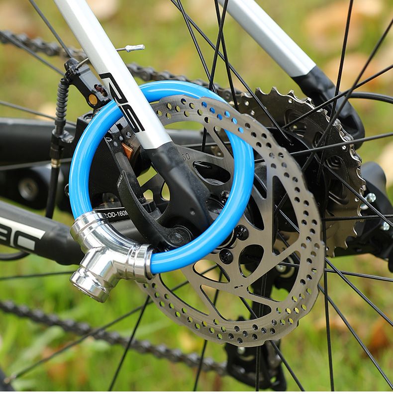 Fahrrad-Ringschloss aus dickem Stahlkabellegierungsringschloss für Bergstraßen, Elektrofahrrad, wasserdicht, scherfest, Diebstahlsicherung_voghion.com