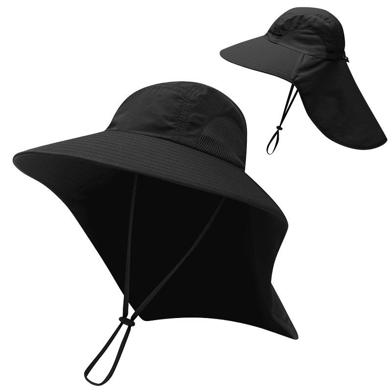Baseballmützen mit breiter Krempe für Damen und Herren, Sun Defender, kühlender Nackenschutz, Safari-Kappe zum Wandern, Angeln, Outdoor-Hut mit_voghion.com