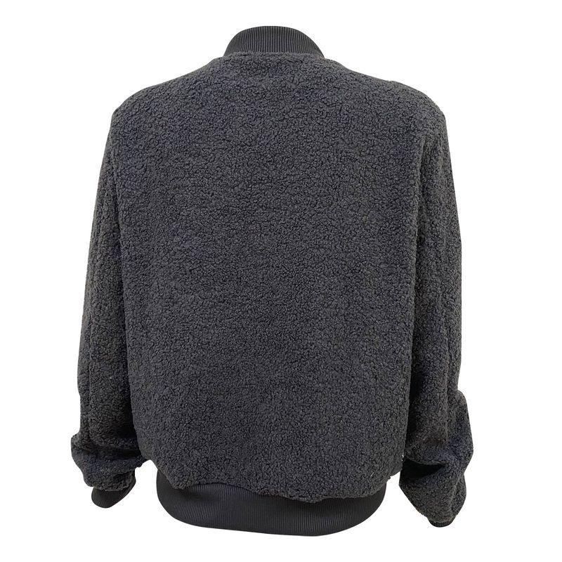Fleecejack met rits voor dames - comfortabele winteroutfit met zachte sherpavoering, lichtgewicht en warm, casual streetwear_voghion.com