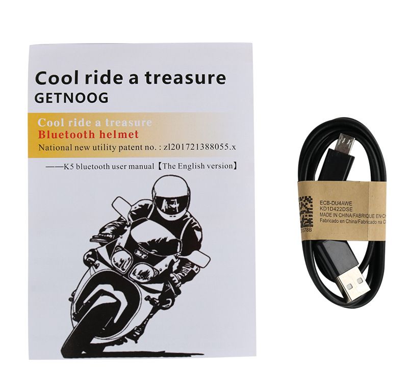 KooqiBao Motosiklet Kaskı DOT ve 3C Sertifikalı Bluetooth Yarım Kask Scooter ve Bisikletler İçin - Hafif ABS Kabuk_voghion.com