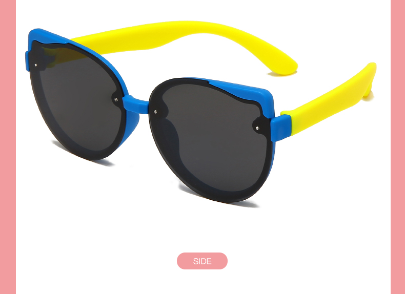WarBlade Nuovi occhiali da sole polarizzati per bambini Moda TR90 Occhiali da sole flessibili in silicone per bambini Occhiali retrò per ragazzi e ragazze_voghion.com