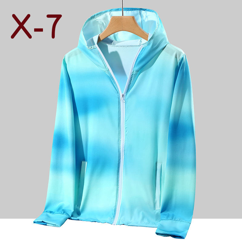 2023 Spring Summer Jacket Women Colorful Shiny Sunscreen Clothing Couples Color Thin Waterproof Coats Trend Large Size_voghion.com