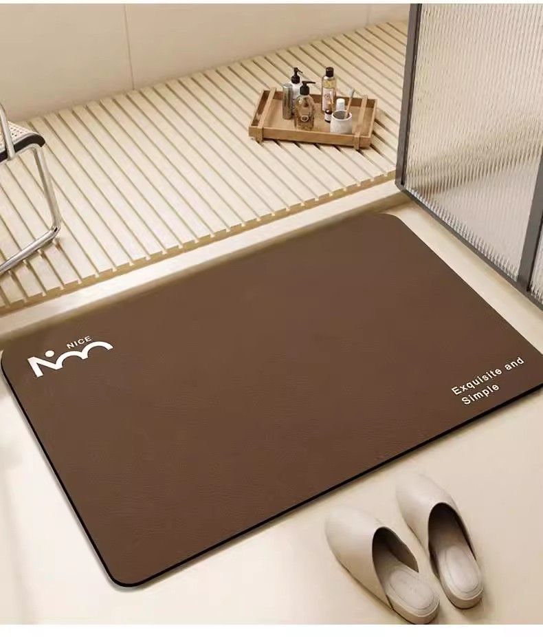 Exklusive Badematte, schmutzabweisend, leicht zu reinigen, für den Eingangsbereich, wasserabsorbierend und schnelltrocknend_voghion.com