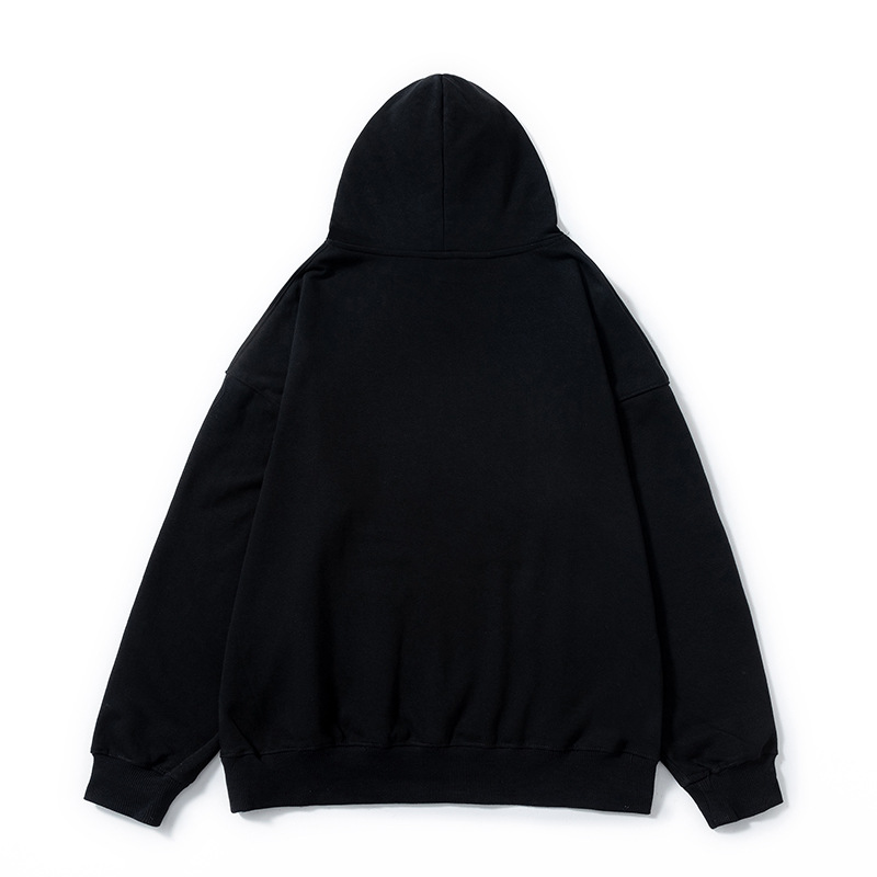 Felpa con cappuccio da uomo e da donna primavera e autunno Felpa con cappuccio da coppia coreana Felpa con cappuccio allentata stile spalla in spugna coreana_voghion.com