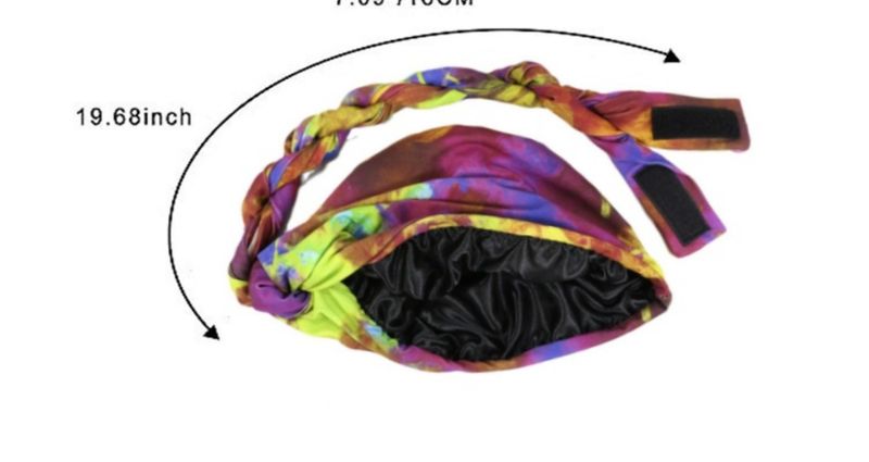 Nuevo gorro con cola torcida colorido para mujer, ajustable con velcro, gorro estilo turbante africano de gran oferta_voghion.com