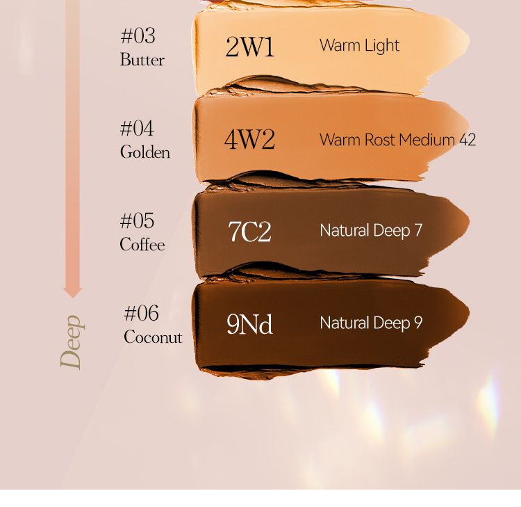 MLSMILE 6 Color Foundation Stick Waterproof And Sweat Proof Brightening Concealer Stick Light Matte Liquid Foundation_voghion.com