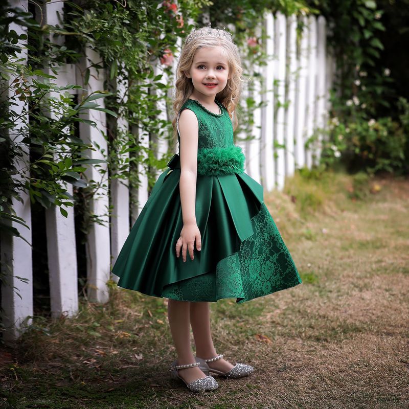 Neues Bankett-Abendkleid für Mädchen für Kinder, Prinzessinnenkleid, Klavieraufführungskleidung für Kinder, Kinderkleider_voghion.com