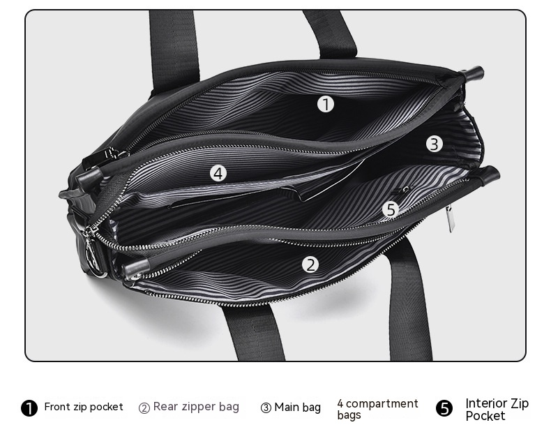 Nuova borsa portatile da uomo per viaggi d'affari e per il tempo libero, borsa a tracolla con una spalla di grande capacità, borsa per computer portatile, borsa per file di informazioni per ufficio_voghion.com