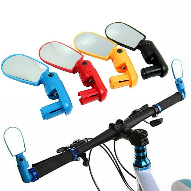Kaou 2Pcs Adjustable Mountain Bike Bicycle Cycg Handlebar End Rearview Mirror_voghion.com