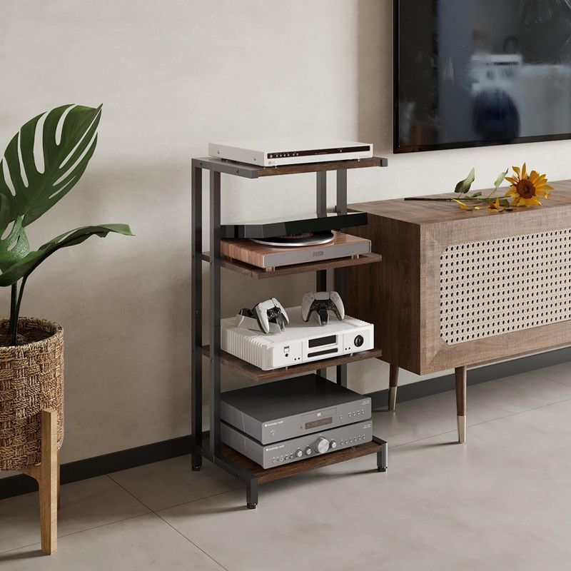 Multi-layer amplifier rack bracket cabinet printer storage rack video Cabinet TV Top Box router storage rack_voghion.com