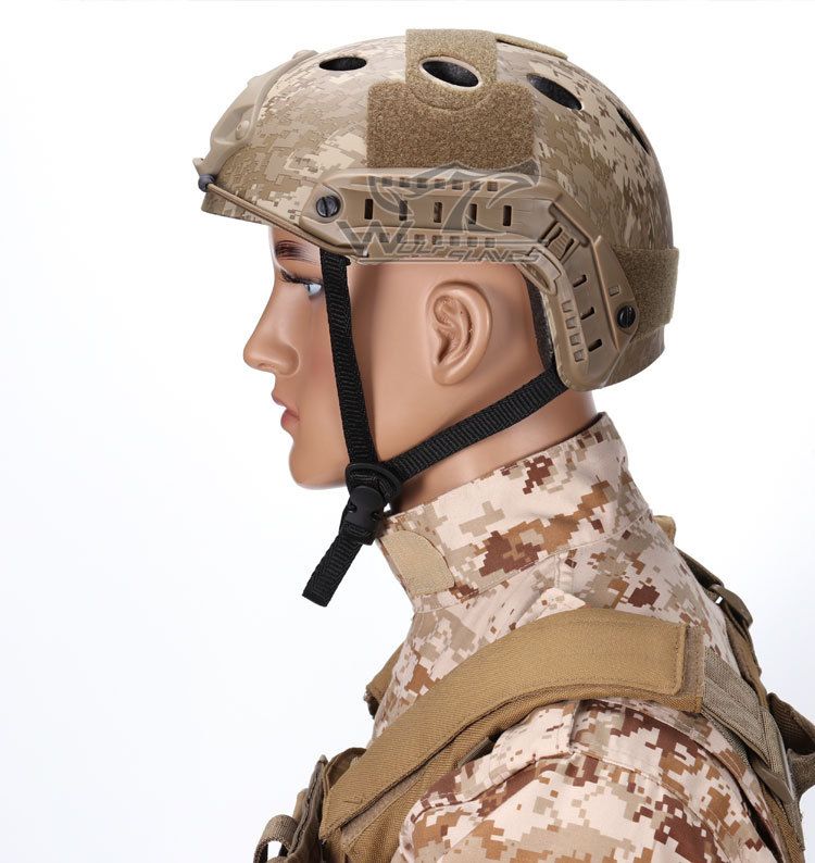 FAST PJ American Tactical Helmet - Ideal for Parachuting, Field Combat, Outdoor Cycling_voghion.com