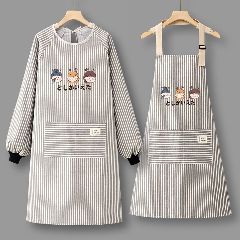 Nuovo grembiule da cucina in puro cotone traspirante, stile coreano, alla moda, per uomini e donne._voghion.com