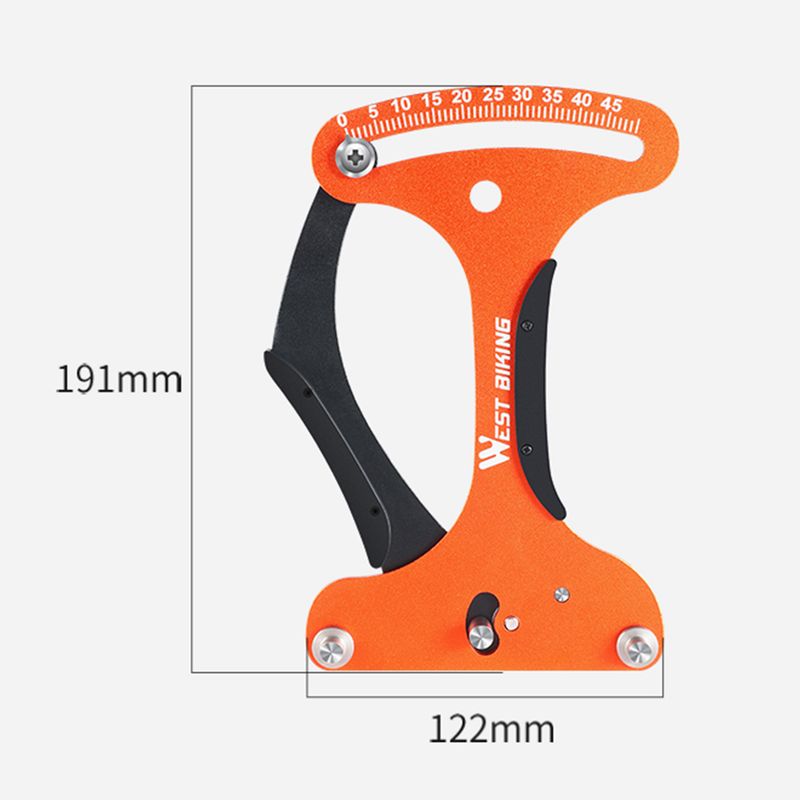 Kaou Tensiómetro de Bicicleta Herramienta de Bicicleta calibrada con precisión Medidor de tensión de Radios de Rueda de Bicicleta de montaña para reparación de Bicicletas_voghion.com