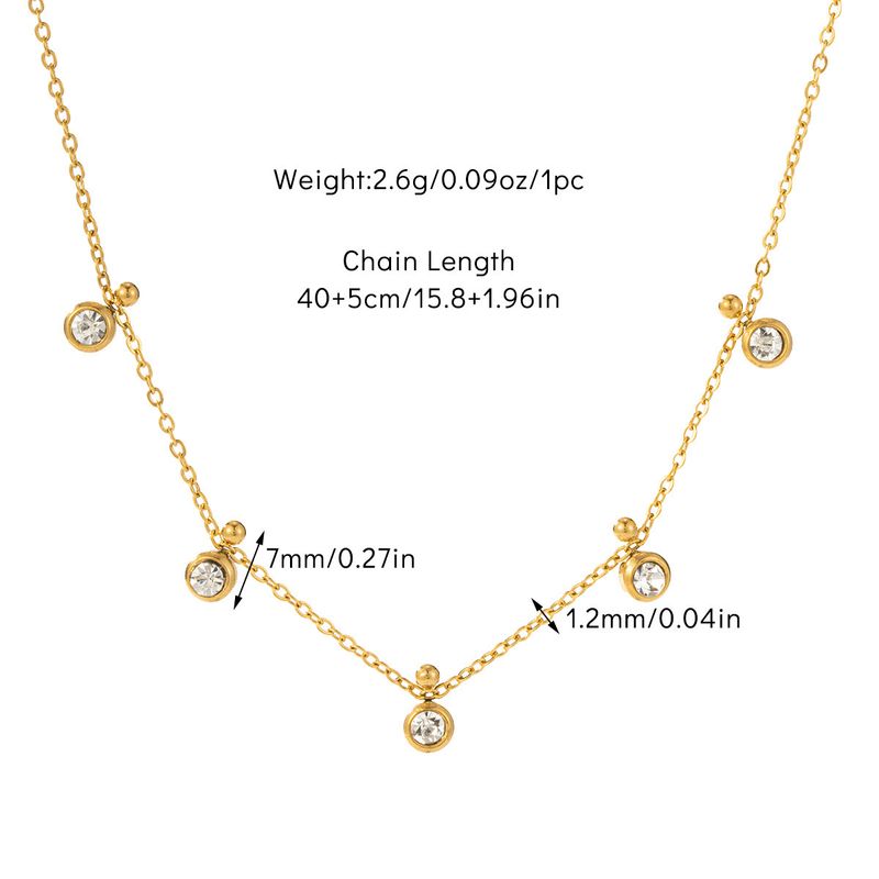 Semplice catena piena di diamanti, ciondolo di perla a forma di cuore, collana in acciaio al titanio, zircone intarsiato da donna._voghion.com