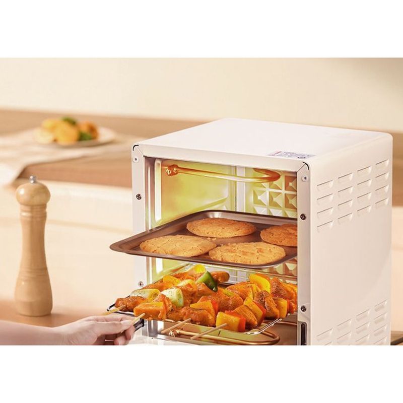 Three Small Household Electric Ovens Multi-Functional Fully Automatic Mini Oven Baking Egg Tart Roasting Sweet Potato_voghion.com