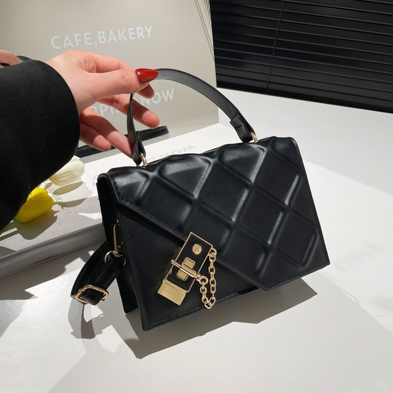 Bolso de hombro pequeño, versátil y de alta gama, con estampado de gofres, nuevo y moderno, para mujer, 2025_voghion.com