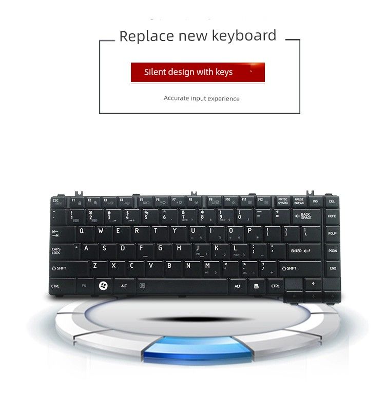 Aplicable a Toshiba L600/D L630 C640 L745d Teclado L700 L730 L645 C600 L640_voghion.com