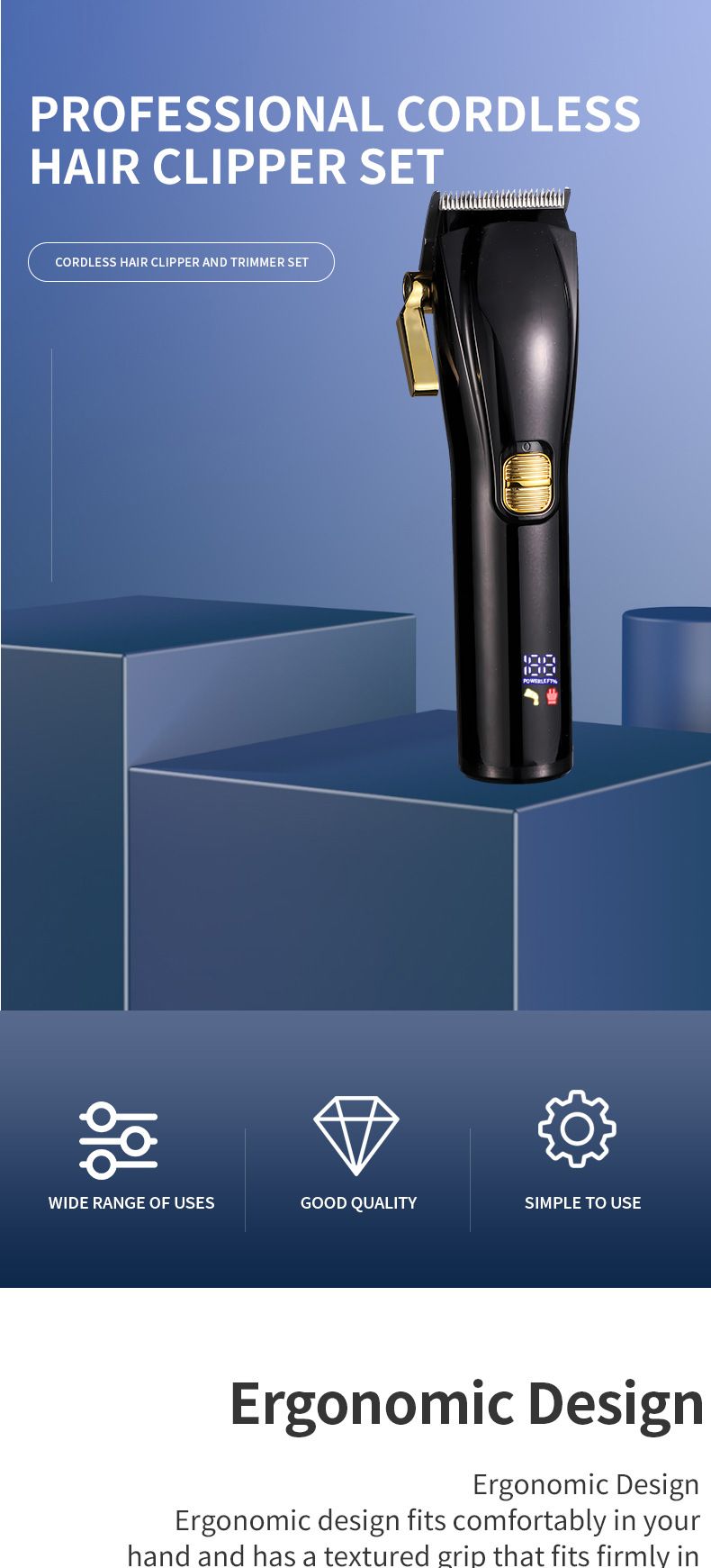 Mother & Child Hair Trimmer Set - Professional Salon Electric Clipper Combo_voghion.com