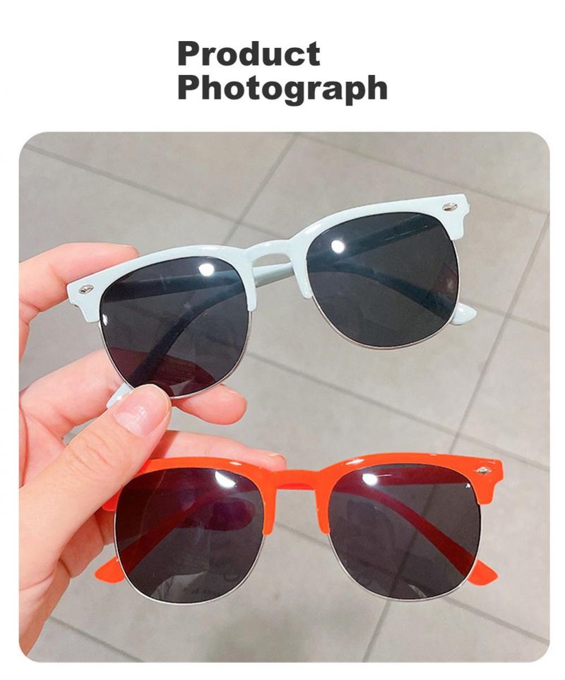 Niños resistentes a los rayos UV y gafas de sol de moda para niñas_voghion.com