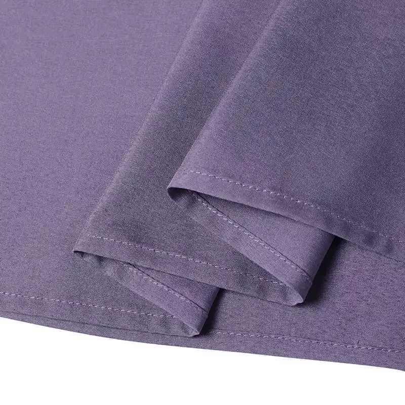 Women Casual loose satin bubble sleeved robe_voghion.com