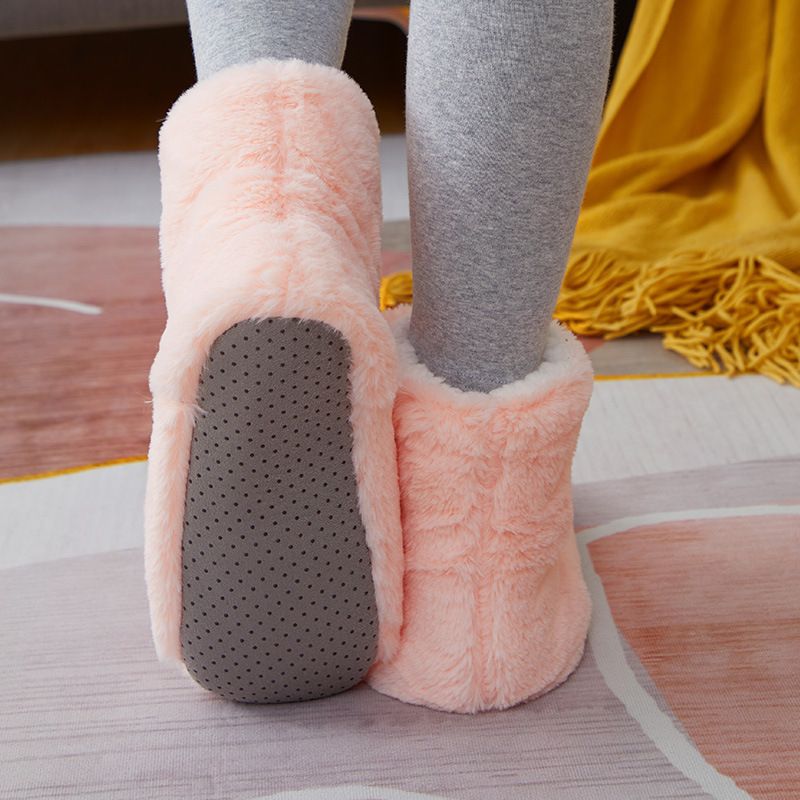 Unschlagbare Qualität russische Schuhe, rutschfeste Hausschuhe mit weicher Sohle, Socken, Herbst/Winter mit zusätzlichem Samt und Verdickung_voghion.com