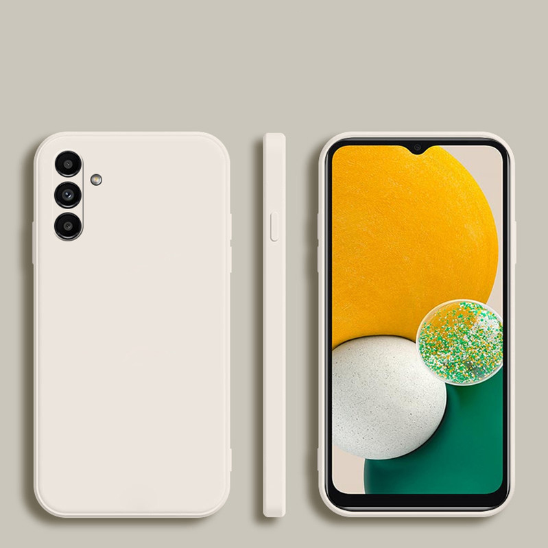 Soft Silicone Square Frame Case for Samsung Galaxy A14 A34 A54 A13 F13 A04 A04E 4G 5G Coque Camera Protective Back Cover_voghion.com