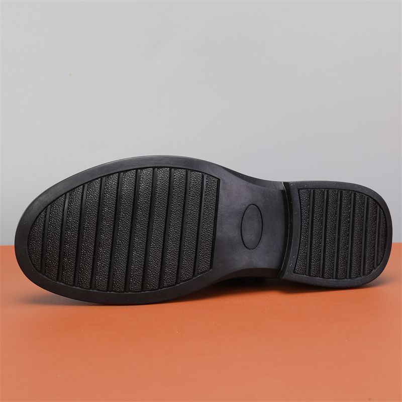 Cowhide Single Layer Low Top Men's Casual Shoes Breathable Genuine Soft Leather Boots Men_voghion.com