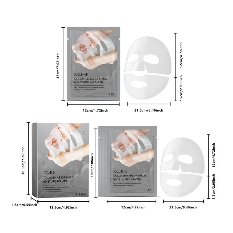 Collagen Moisturizing Mask Series, Facial Skin Hydrating Skin Care Moisturizing Nourishing Patch Mask_voghion.com