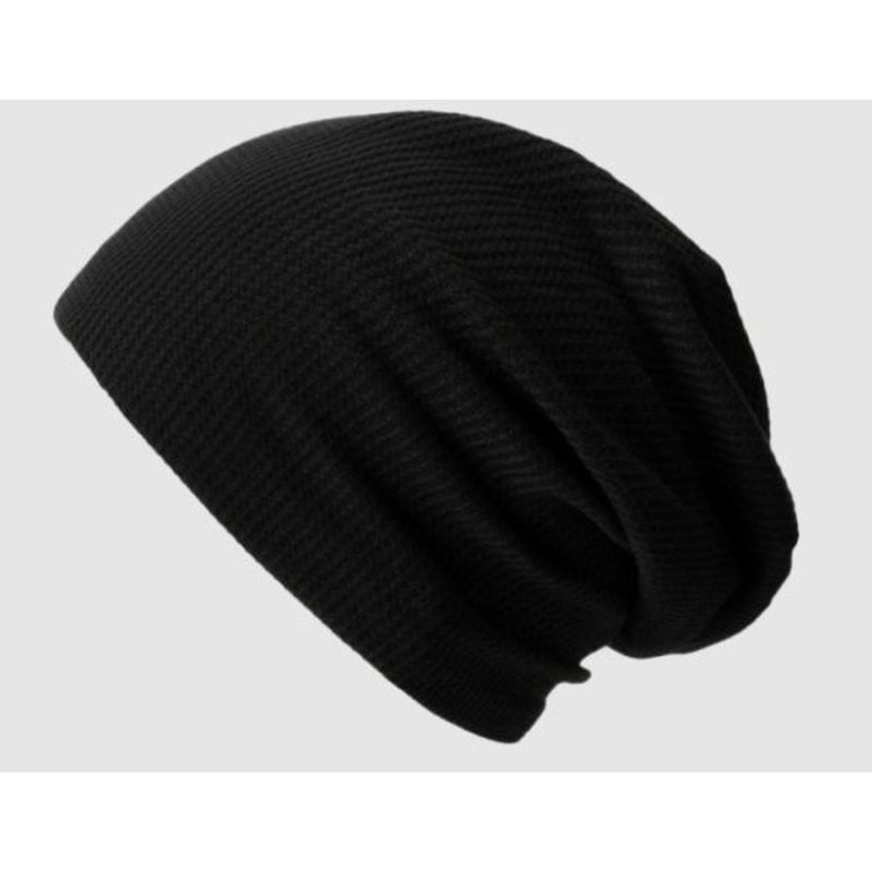 Cappello caldo da uomo, lavorato a maglia, con grande circonferenza della testa, per primavera, autunno e inverno_voghion.com