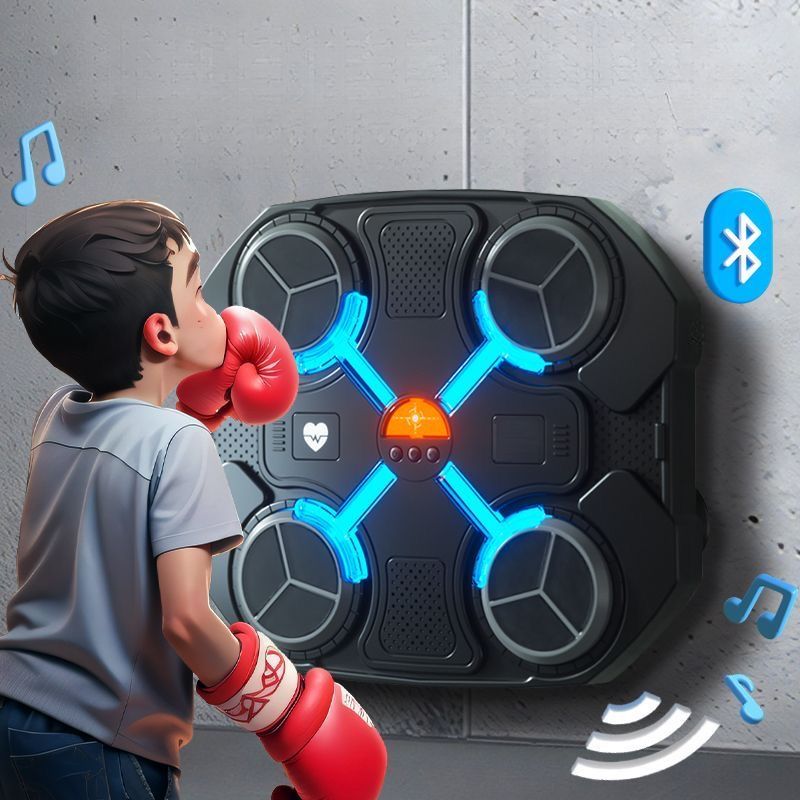 Premium Selection Smart Music Boxing Machine Wandtrainingsreaktion Elektrisches Schlagziel für Kinder Stressabbau_voghion.com