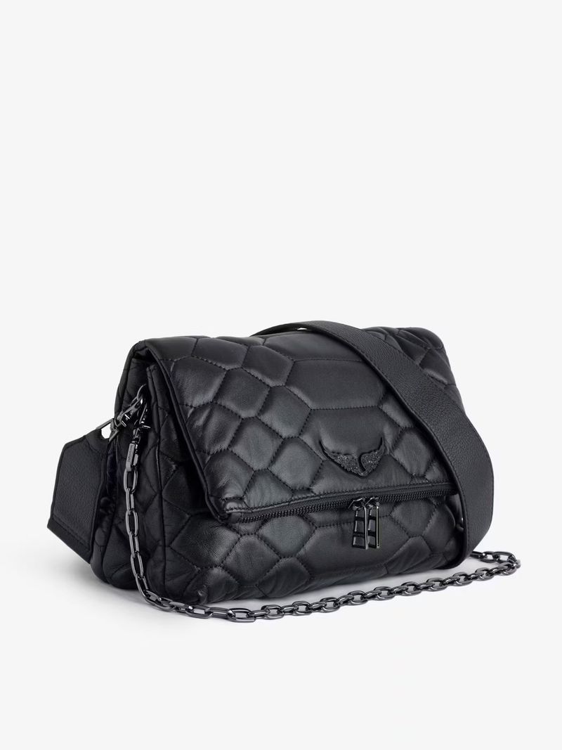 Borsa a tracolla in PU nera, nuova moda 2025, design di lusso, casual, da donna_voghion.com