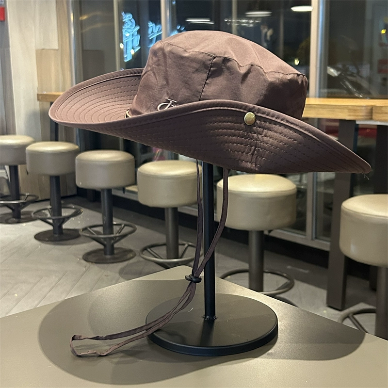 Outdoor-Kordelzug Fischer Männer Frauen im Sommer mit großer Krempe Schutz schnell trocknend Sonnenschutz für Camping,_voghion.com