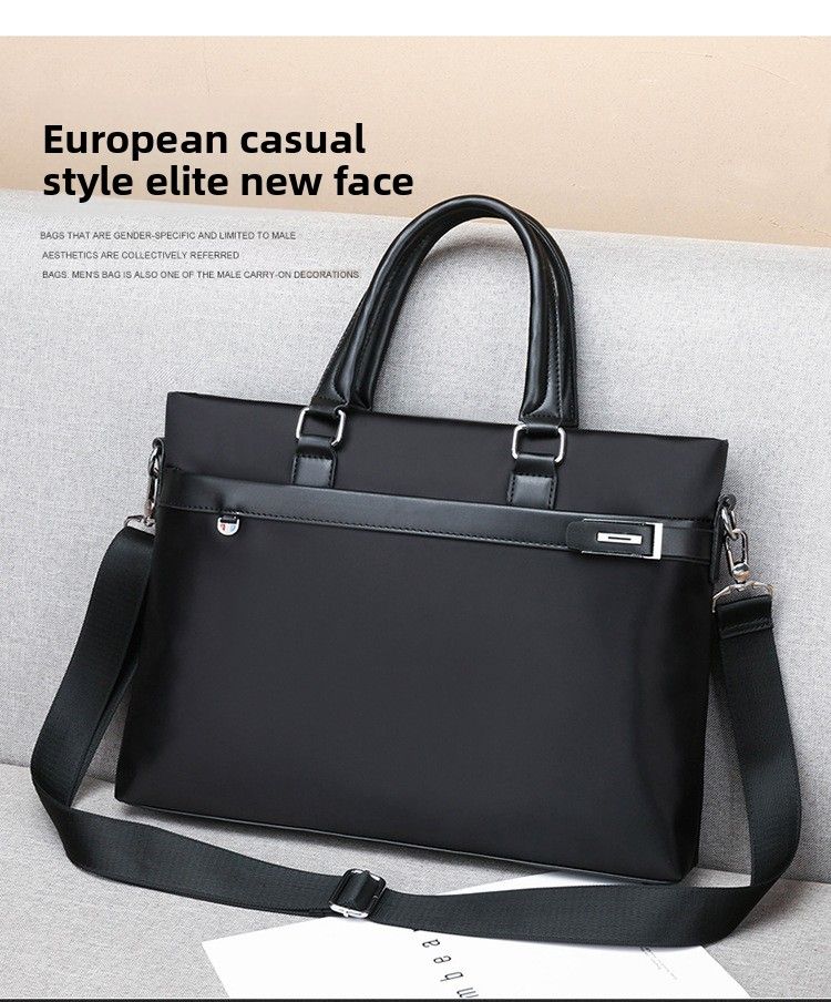 Nuova borsa da lavoro alla moda, borsa a tracolla verticale, grande capacità, borsa a tracolla alla moda per laptop_voghion.com