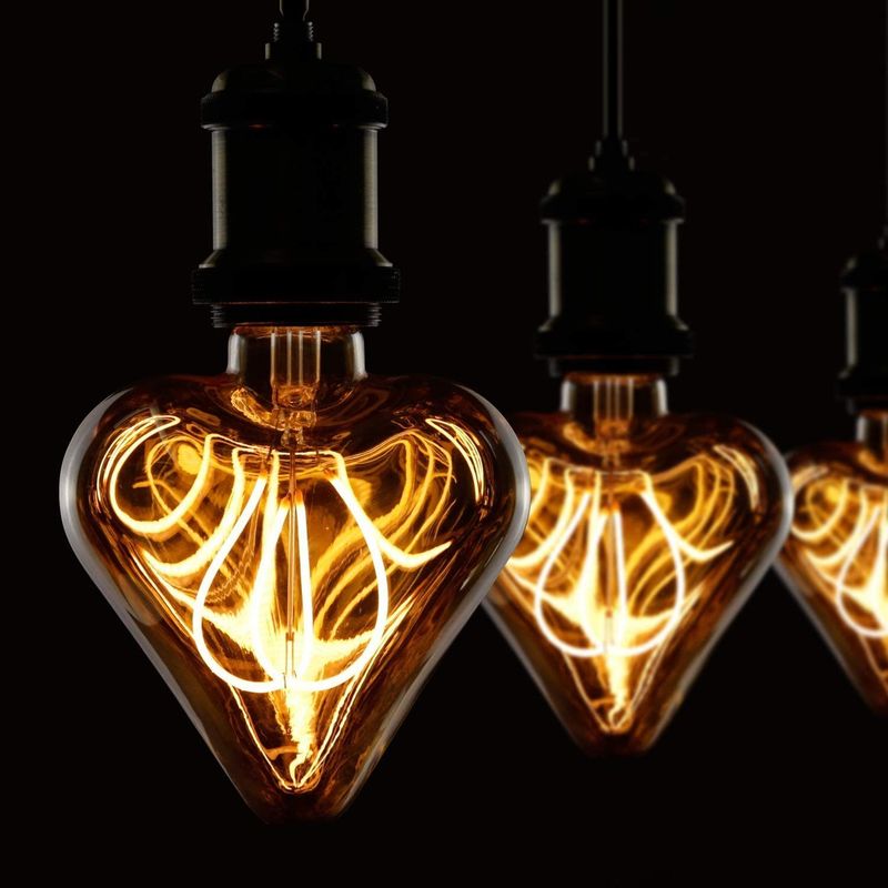 Glitzerlife LED-Leuchtmittel LED Vintage Edison Glühbirne 3W Glühlampe E27 Warmweiß Antike Lampen_voghion.com