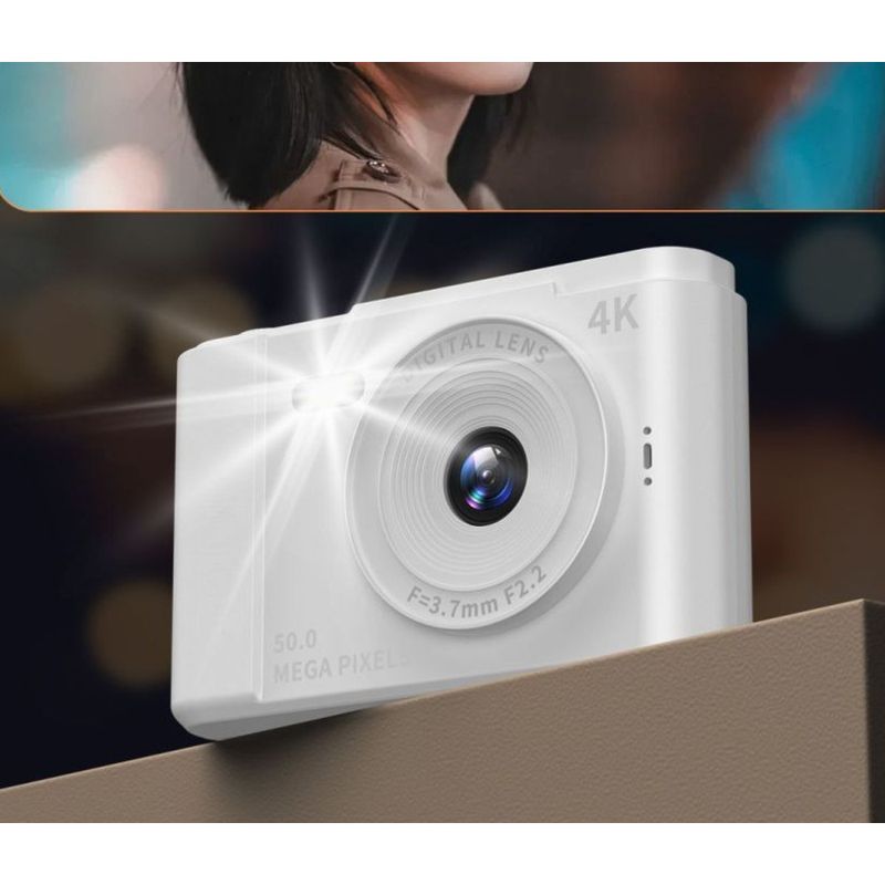 6400w Pixel CCD HD Selfie Dual Campus Card Camera Video Recorder Vlog Student_voghion.com