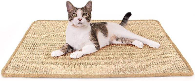 Sisal Pet Sofa Protector Suitable For Indoor Cats Claw Grinding Anti-Scratch Mat_voghion.com