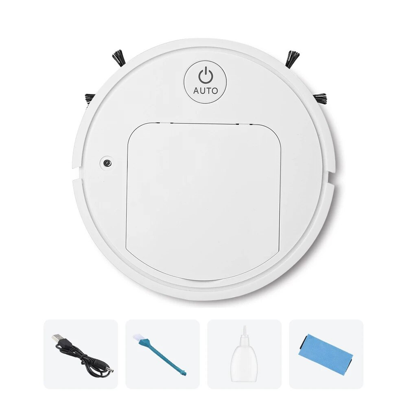 2024 New USB Rechargeable 5-in-1 Robot Vacuum Cleaner Automatic Cleaning Sweeping Machine Wet Mopping Vacuum Cleaners Robot_voghion.com