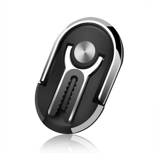 Supporto per telefono da auto con bocchetta dell'aria 2 in 1, supporto portatile per telefono, supporto ad anello per dito, pieghevole, regolabile, in lega di metallo, supporto da tavolo_voghion.com