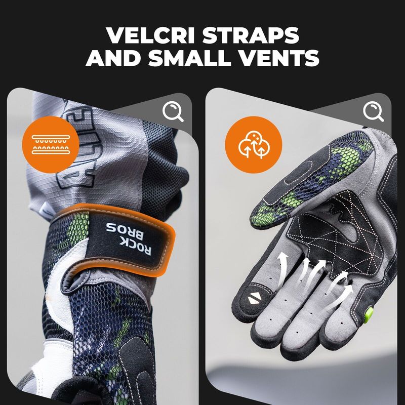 Guanti da ciclismo invernali da uomo ROCKBROS con funzione touchscreen, caldi per andare in bici_voghion.com