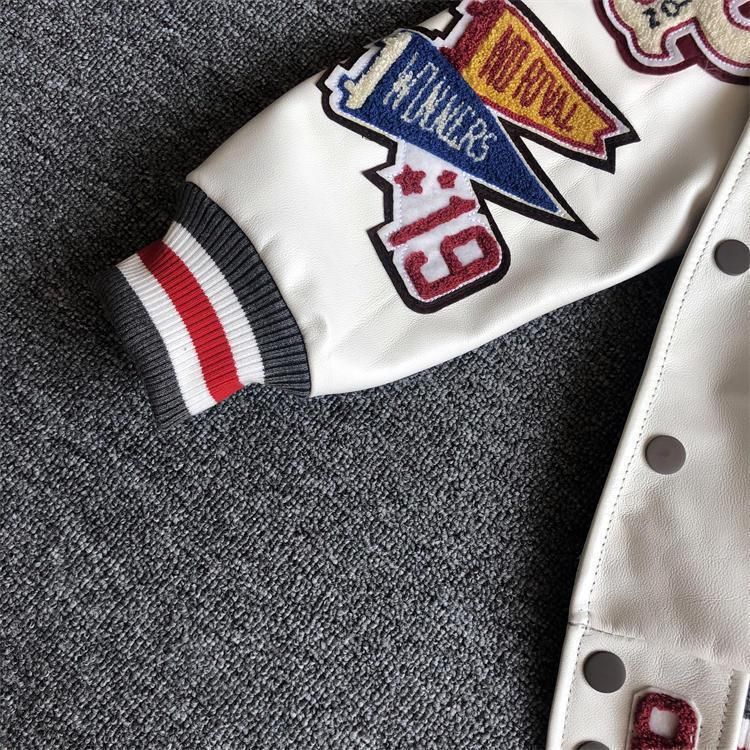 Maglia da baseball per autunno 2024 giacca da uomo in pelle PU corta e larga alla moda_voghion.com