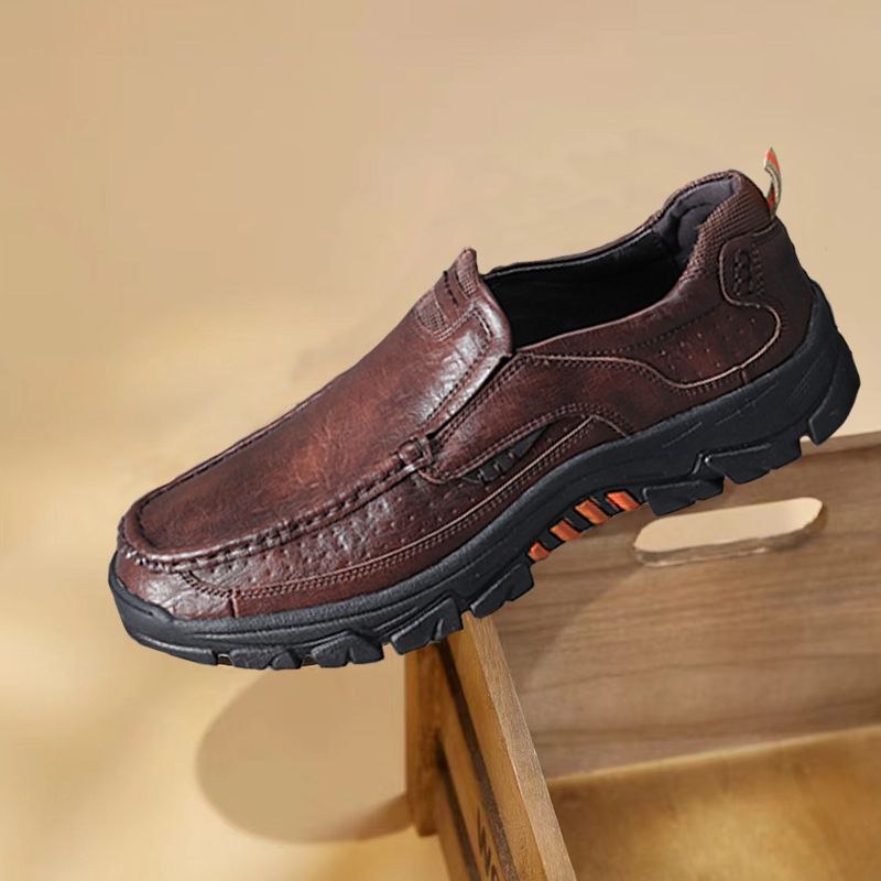 Sommer neue Übergrößen für Herren Le Fu - lässige, geschäftliche, rutschfeste, atmungsaktive Herrenlederschuhe_voghion.com
