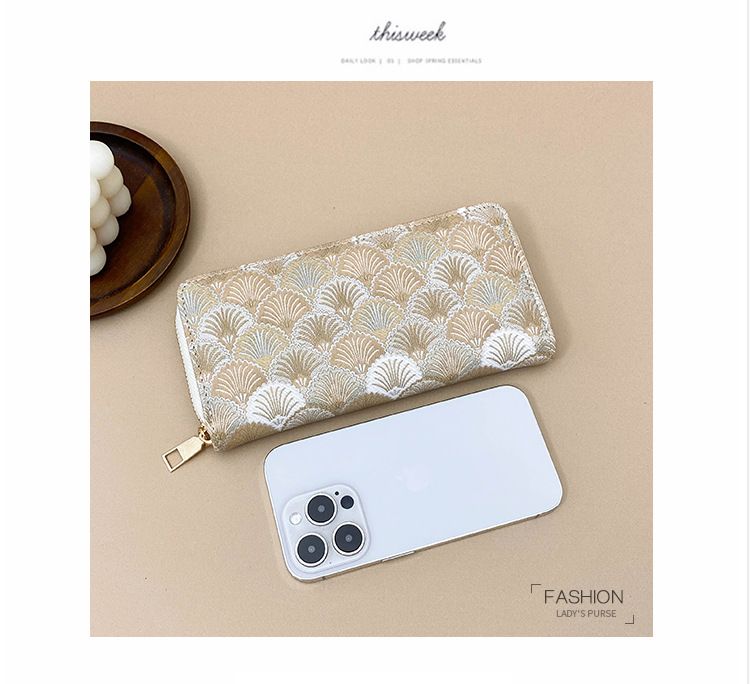 Women’s Bags Women's Long Wallet Large Capacity Clutch New Zipper Clutch Wallet Card Holder_voghion.com