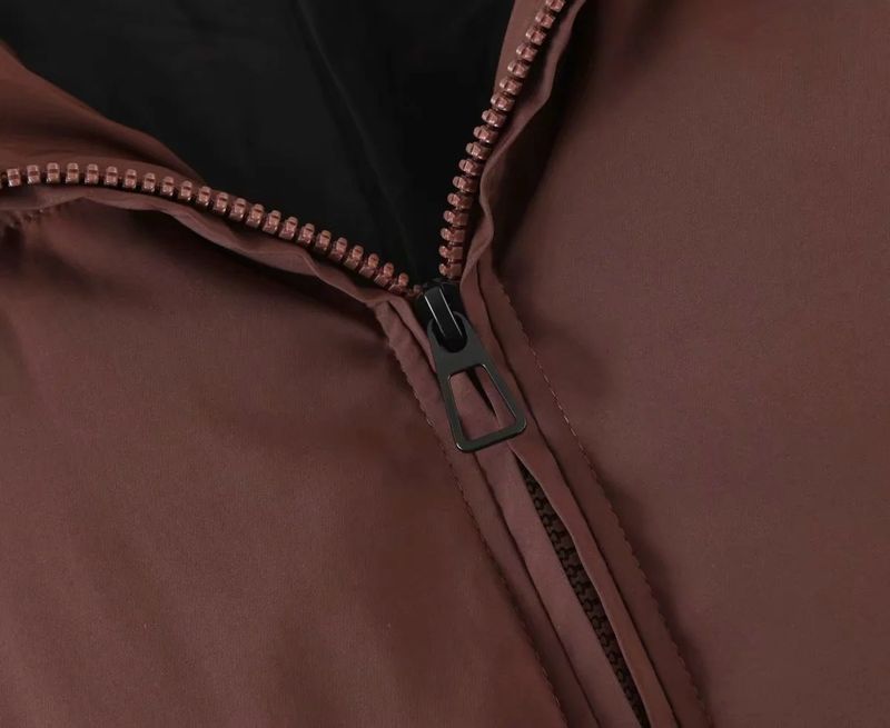 Women's clothing Women's cotton coat new stand-up collar zipper pocket thickened warm cotton coat 8AS2305A_voghion.com