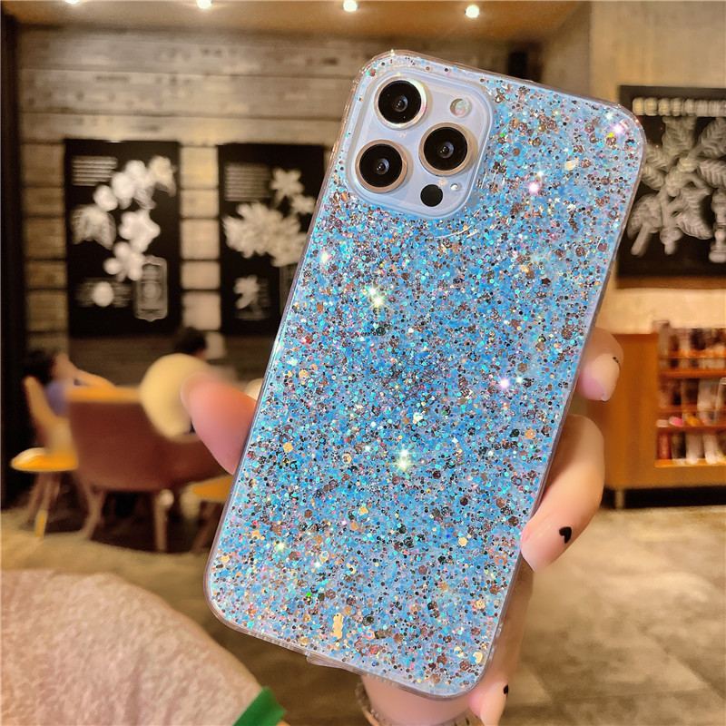 Silikonski ovitek za telefon z bleščicami za Xiaomi Redmi Note 10 Pro Note 9 9T 9C Note 8 pro 7 8A POCO X3 NFC F3 M3 Mi 10T_voghion.com