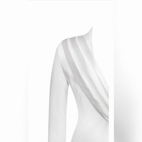 Women's sexy suit jacket two-piece solid color casual long-sleeved lapel button _voghion.com