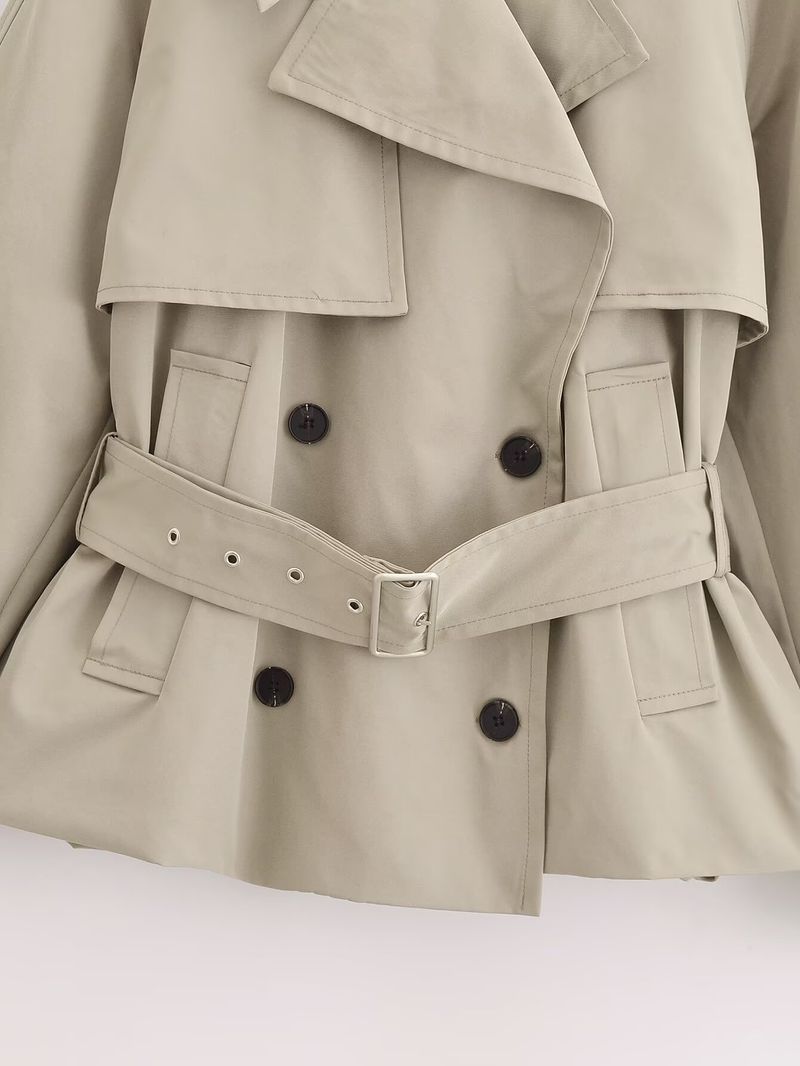 Abbigliamento donna autunno e inverno 2024 nuova moda di strada casual giacca corta antivento_voghion.com