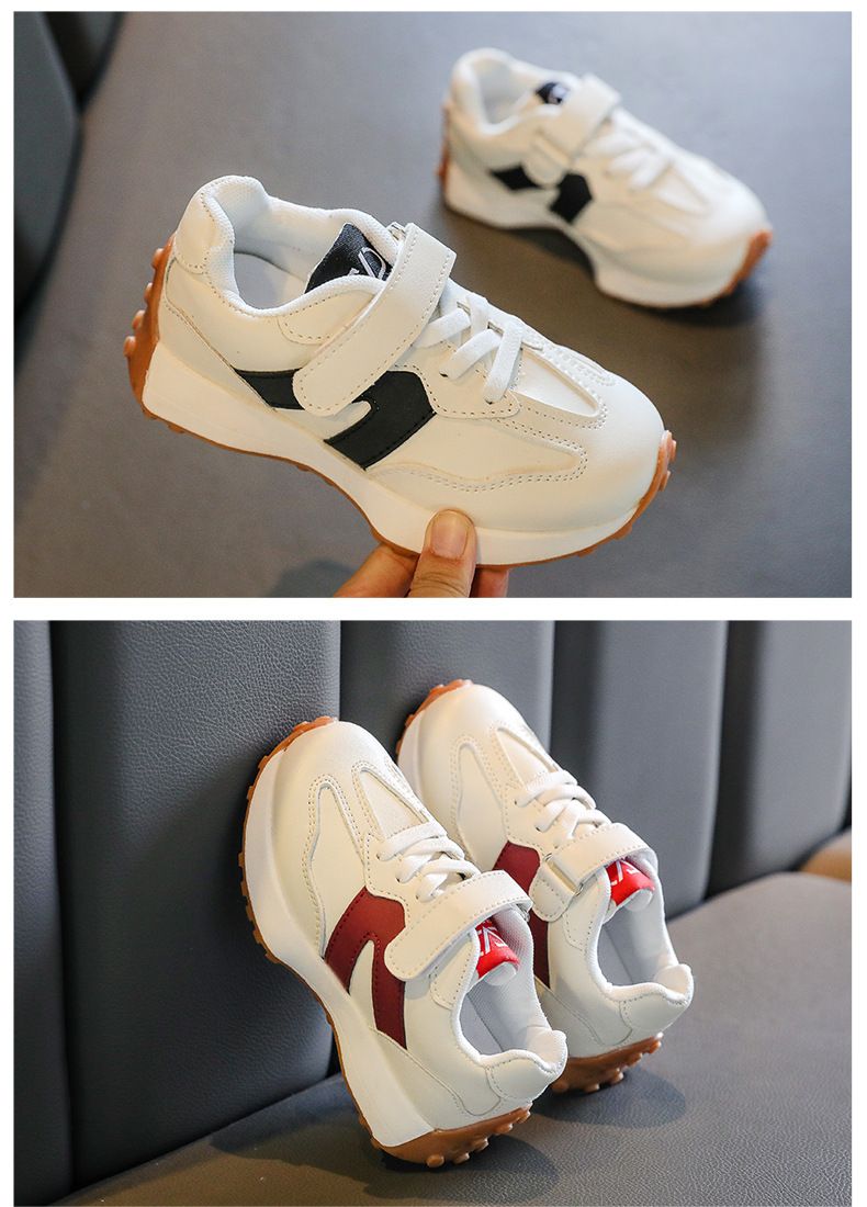 Scarpe sportive per bambini con vita sottile per mamma e bambini, nuove scarpe sportive antiscivolo per ragazzi, scarpe bianche alla moda per studenti e ragazze_voghion.com