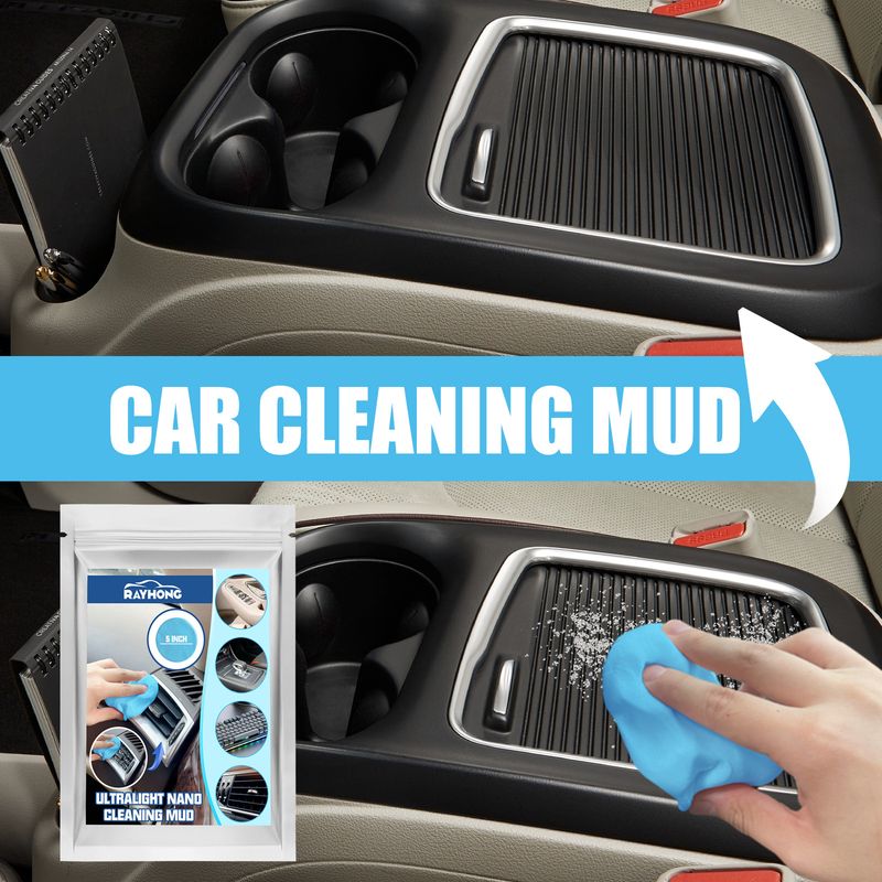 Fango per la pulizia dell'auto, pulizia delle fessure interne dell'auto, polvere di scarico, fango per la pulizia multifunzione_voghion.com