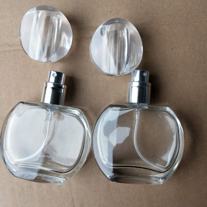 Parfümzubehör 30 ml ovale Parfümflasche aus Glas Sprühflasche Verpackung Kosmetiksprühkopf Leere Flasche Glasflasche_voghion.com
